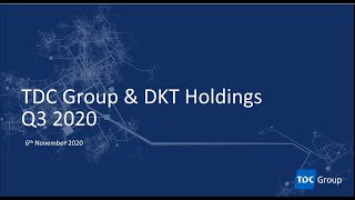 TDC A/S and DKT Holdings ApS Interim Financial Report Q3 2020