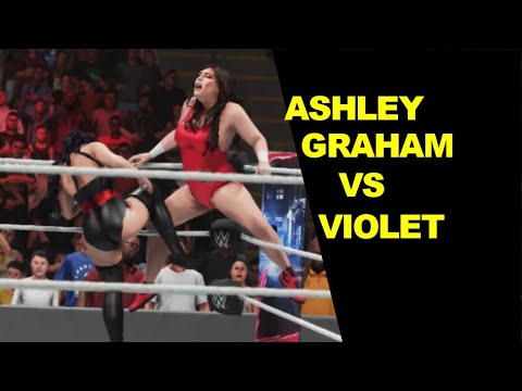 WWE 2K19 Ashley Graham vs Violet -  Last Woman Standing Match