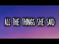 ​t.A.T.u. - All The Things She said (Lyrics) "Nobody else so we can be free" [Tiktok Song]