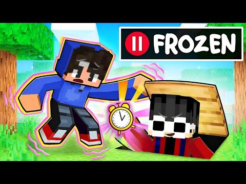 JUNGKurt_ - Using TIME FREEZE to CHEAT in Minecraft Hide N' Seek!