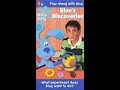 Opening To Blue S Clues Blue S Discoveries 1999 VHS