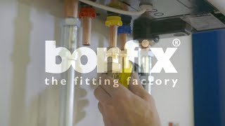 Bonfix expansievatkoppeling, binnendraad x buitendraad