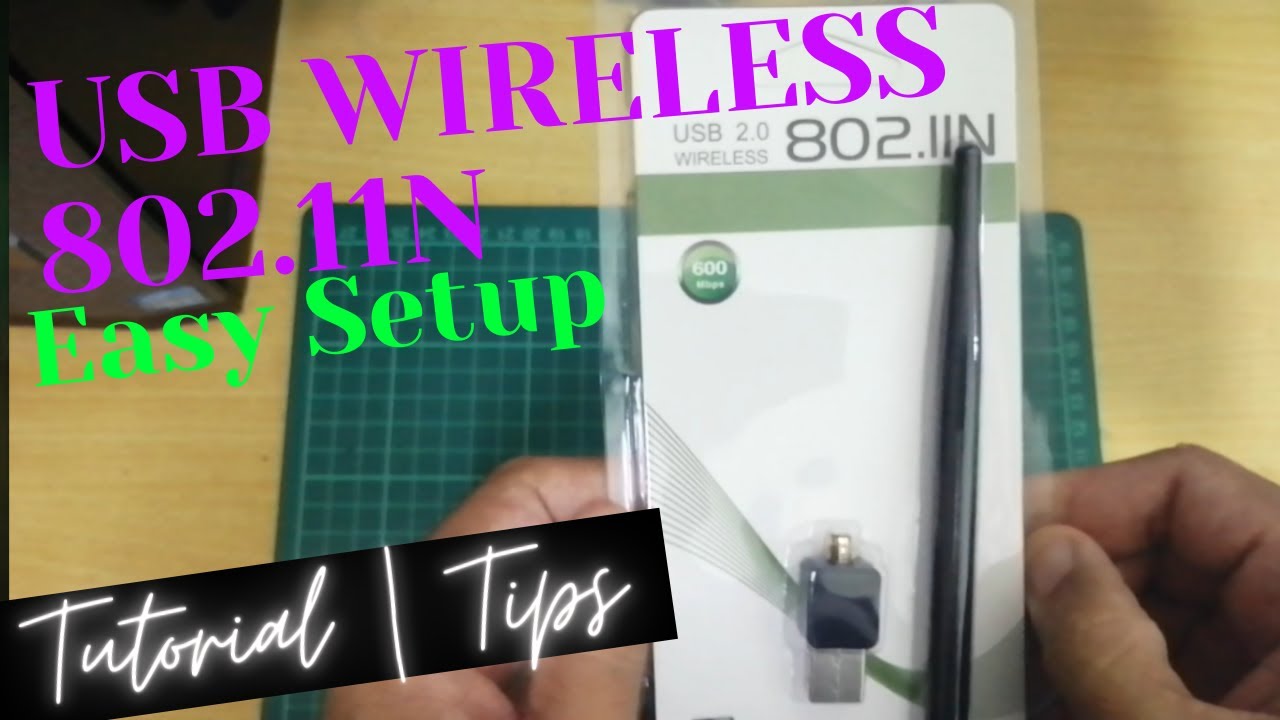USB Wireless 802.11N Device Easy Setup Tutorial | Tips