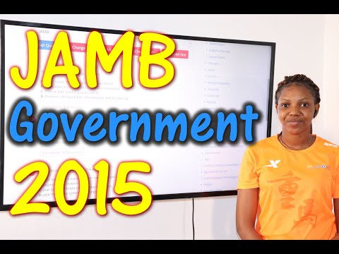 JAMB CBT Government 2015 Past Questions 1 - 20