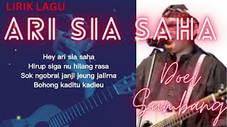 Download lagu DOEL SUMBANG-Lirik Lagu -hey ARI SIA SAHA- lagu populer 2022 viral di tiktok, hey ari sia saha mp3 Download lagu DOEL SUMBANG-Lirik Lagu -hey ARI SIA SAHA- lagu populer 2022 viral di tiktok, hey ari sia saha mp3