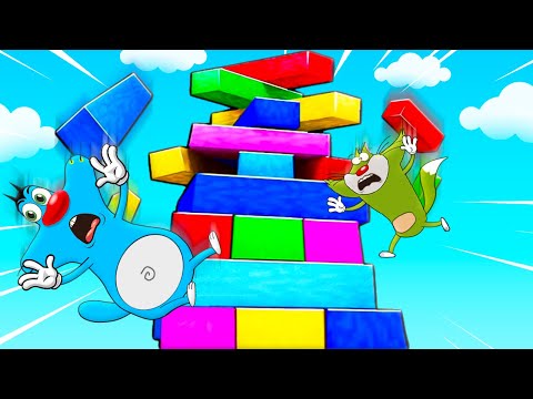 Roblox Oggy Falling From Hell Tower With Jack | Rock Indian Gamer |