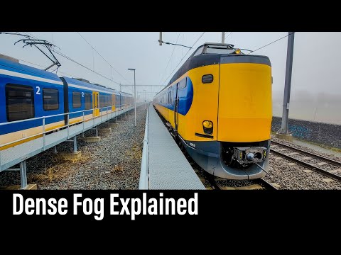 Train Cab Ride NL / Dense Fog Explained / Almere - Amsterdam / ICM Intercity / November 2022