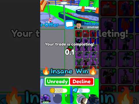 Trade DJ TV Man for Insane offer in Toilet tower defense #skibiditoilet #toilettowerdefense #roblox