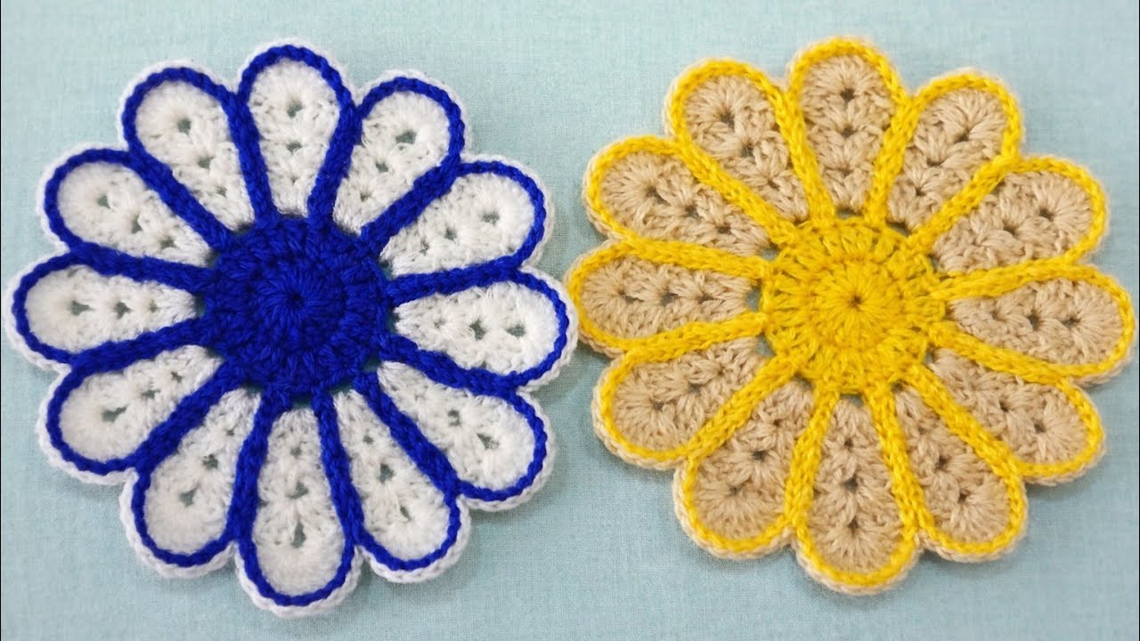 مفرش كروشيه أنيق 🌼 مثالي لبراد أتاي ولمسة تقليدية عصرية