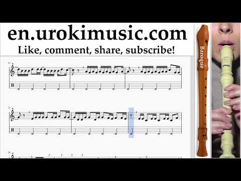 How to Play Recorder (B.) Luis Fonsi, Demi Lovato - Échame La Culpa Tabs Part#2 um-ih352
