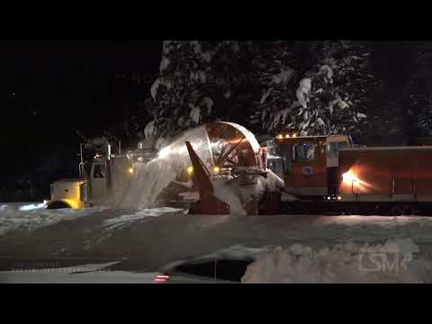 01-29-2021 South Lake Tahoe, CA - Snow Trucked Away in Dump Trucks