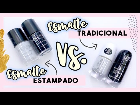 ¿SON IGUALES? · ESMALTES TRADICIONALES Vs. DE ESTAMPADO