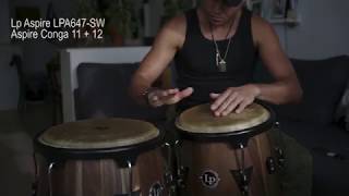Video thumbnail for Lp LPA647-SW Aspire Conga 11 + 12 sound check by Yoilan Perez Harriette