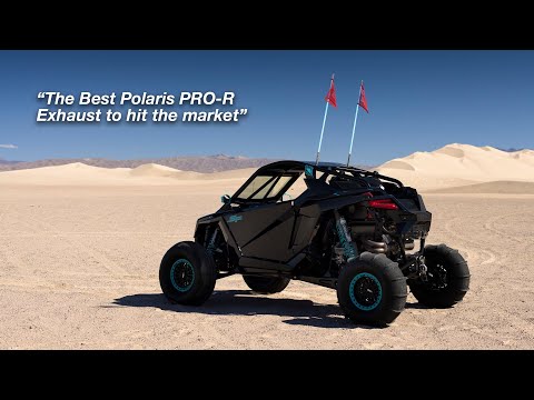 Polaris Pro R Exhaust Ripping the Dunes !!!