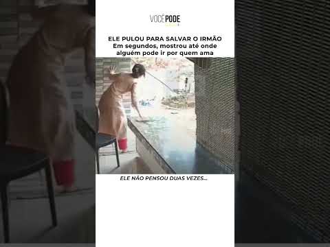 Ele Pulou Para Salvar o Irmão!