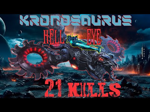 JMW. Dino War - Kronosaurus with Hell Eyes