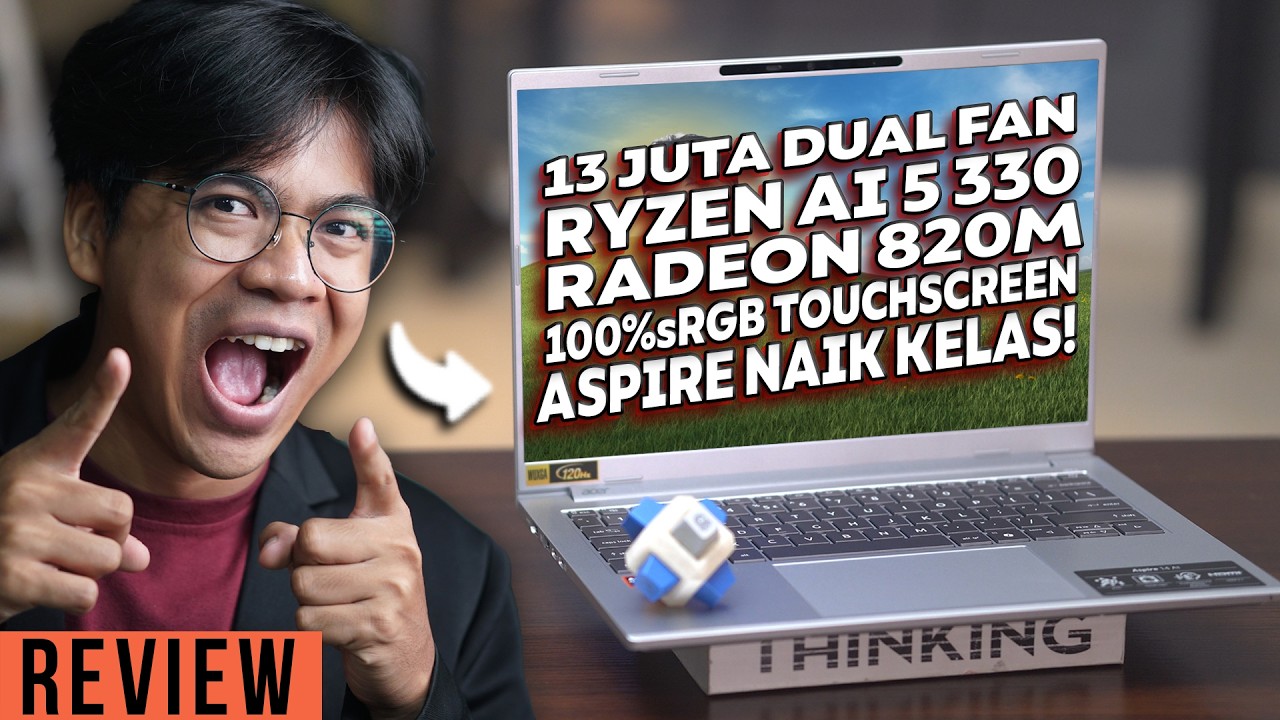 Acer Aspire 14 AI Naik Kelas! Touchscreen 100% sRGB!