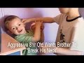 8Yr Wants Younger Brother To Break His Neck Supernanny