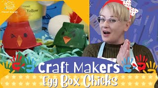 Egg Box Chicks | Crafts for Kids