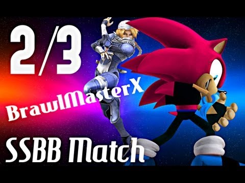 SuperGirlKels VS BrawlMasterX  2/3 - Super Smash Bros Brawl