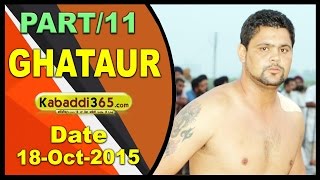 (1) Ghataur (Mohali) Kabaddi Tournament 18 Oct 2015