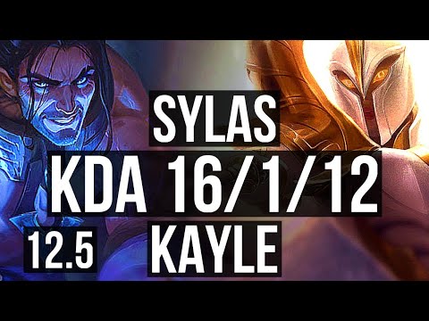 SYLAS vs KAYLE (MID) | 16/1/12, 65% winrate, Legendary | EUW Master | 12.5