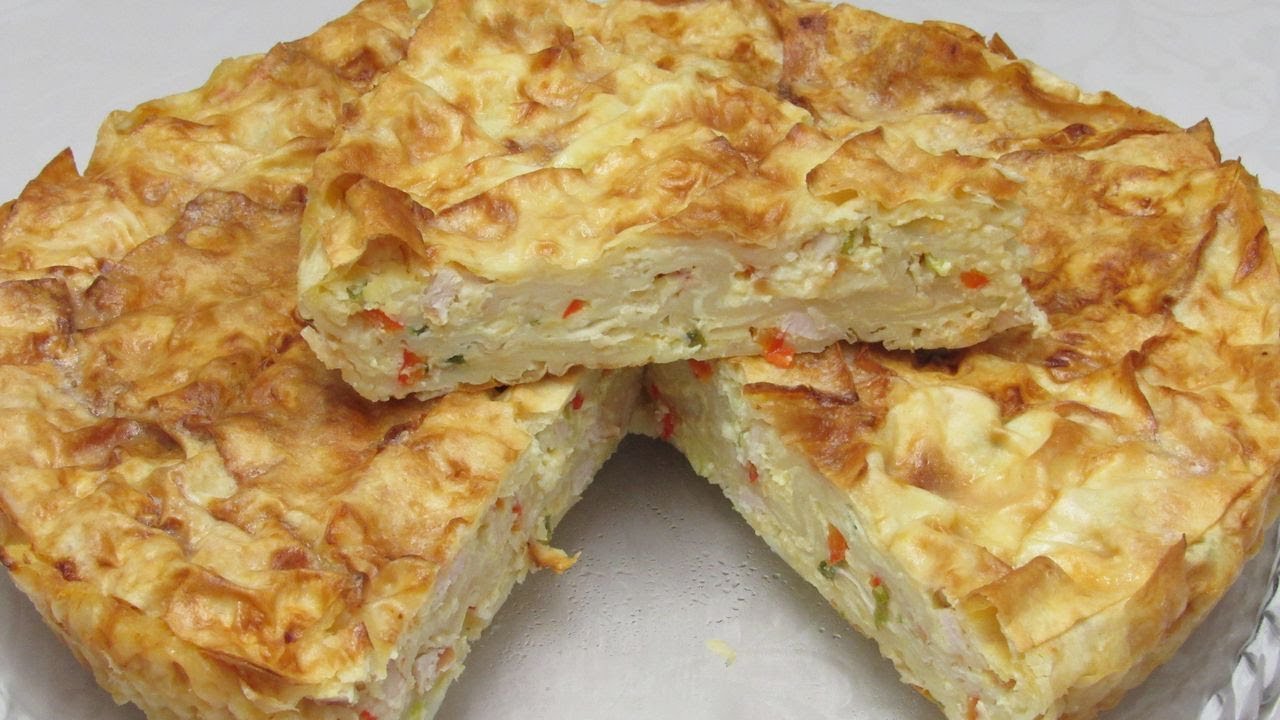 Простой ПИРОГ БЕЗ ЗАМЕСА ТЕСТА! Лаваш, Кефир и немного начинки - просто и вкусно