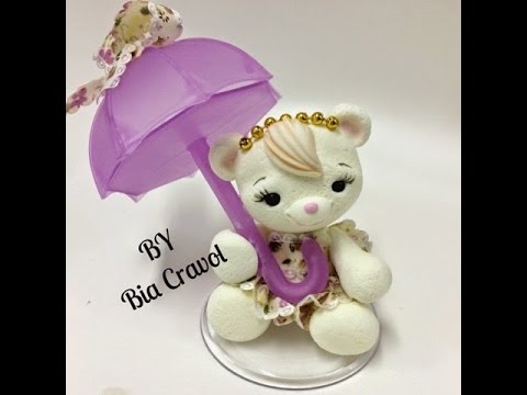 Ursa de Guarda Chuva - By Bia Cravol no Programa Atelie na Tv