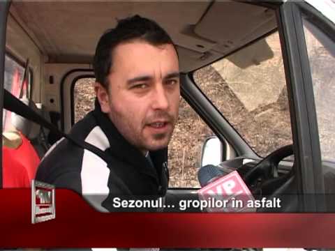 Sezonul… gropilor în asfalt