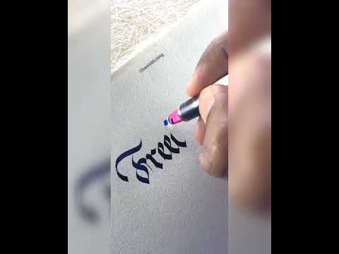 Liberdade 🔥 Linda Caligrafia ❤️🤩 #caligrafia #artista #caligrafia #arte #shorts #shanswriting
