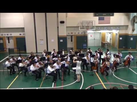 Yokosuka MS Intermediate Strings - A Christmas March arranged by Richard Meyer