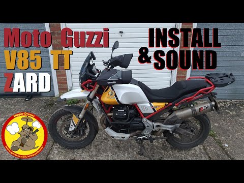 Zard Silencer Install & Sound | Moto Guzzi V85 TT