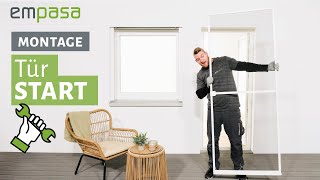 Montageanleitung Fliegengitter-Tür START. Einfach und schnell montieren | empasa