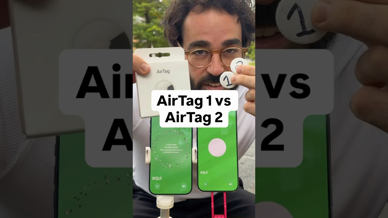 Diferença de alcance do AirTag 1 vs AirTag 2