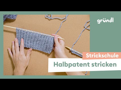 Half-patent stitch knitting for beginners: