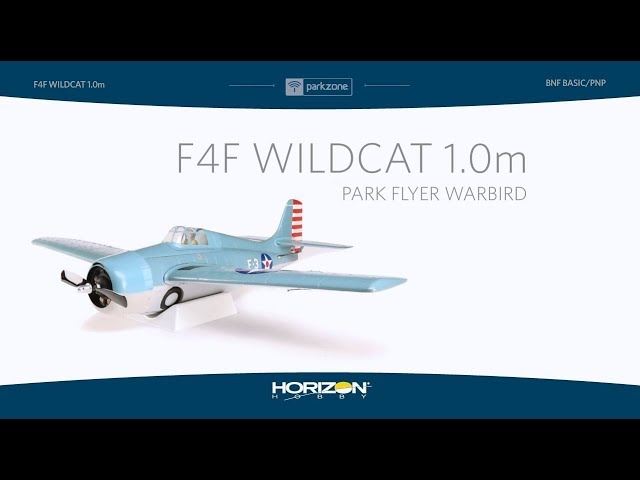Video Teaser für ParkZone F4F Wildcat 1.0m BNF Basic with AS3X and SAFE Select & PNP