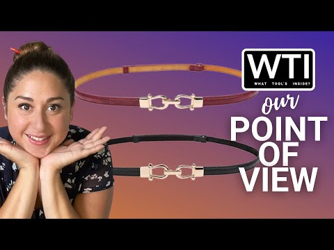 JASGOOD Leather Skinny Belts - WTI product video review
