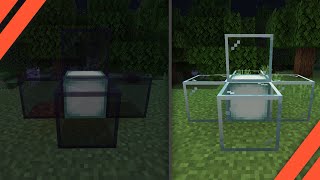 Minecraft Tinted Glass Light Trick