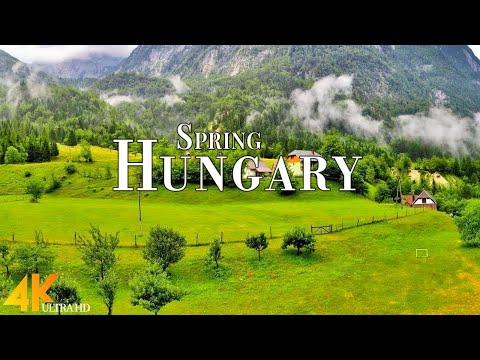 Spring Hungary 4K Ultra HD • Stunning Footage Hungary, Scenic Relaxation Film with Calming Music.