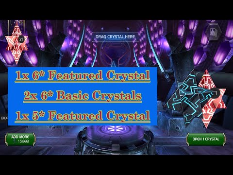 2x 6* Basic | 1x 6* Featured | 1x5* Featured Crystal Openings