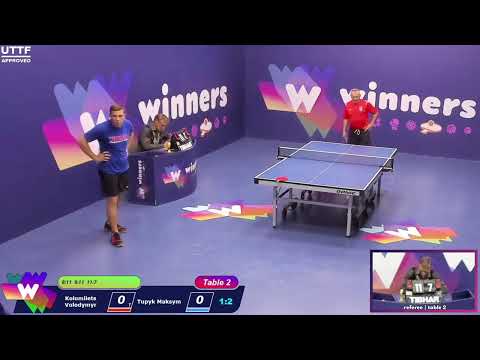 Winners League  15.09.21 Kolomiiets Volodymyr - Tupyk Maksym  19:00