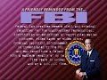 A Friendly Reminder From The FBI Warning Screen My Version