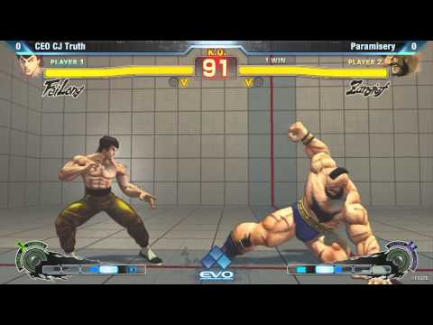[EVO 2012 SSFIV AE] CEO CJ Truth (Fei Long) vs Paramisery (Zangief)