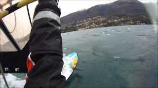 preview picture of video 'Windsurf - Cremia, 5 gennaio 2014 - North'