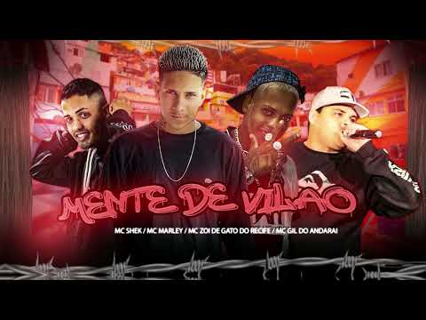 MC MARLEY, MC SHEK, MC ZOI DE GATO E MC GIL DO ANDARAÍ - MENTE DE VILÃO (REMIX BREGAFUNK)