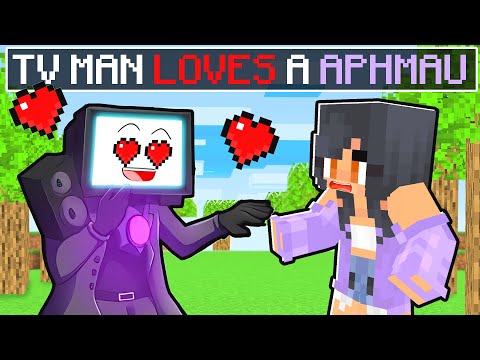TV MAN Has a CRUSH on APHMAU in Minecraft! - Parody Story(Ein, Aaron KC)