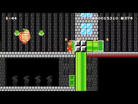 摩天楼(Skyscraper) by Takumi - SUPER MARIO MAKER - No Commentary 1AH