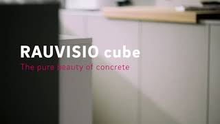 RAUVISIO cube simított beton felület