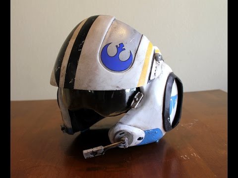 The Force Awakens  BLUE LEADER Mark 3 Show-off reel  Prop Helmet