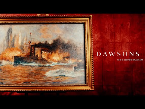 Charles Dixon Battlescene HMS Lion | Dawsons Fine Art